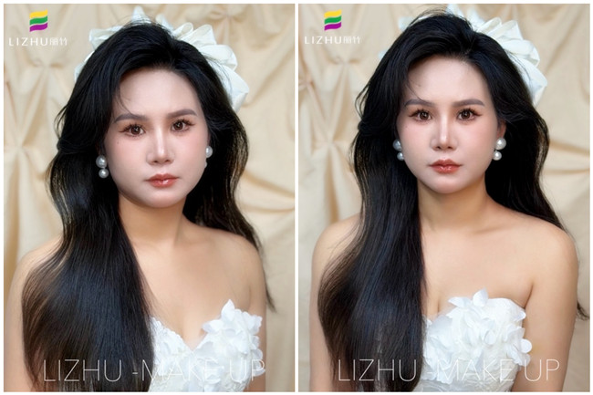 韓式人魚燙披發(fā)，廣西彩妝藝術形象